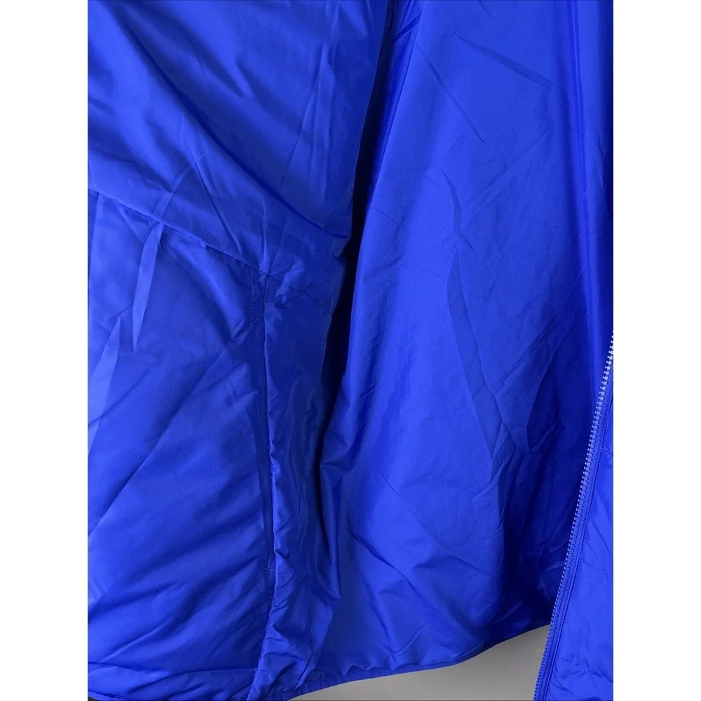 The North Face Men's Jacket Coat Poly Fill Warm Puffer Soft Shell Blue Size 2XL